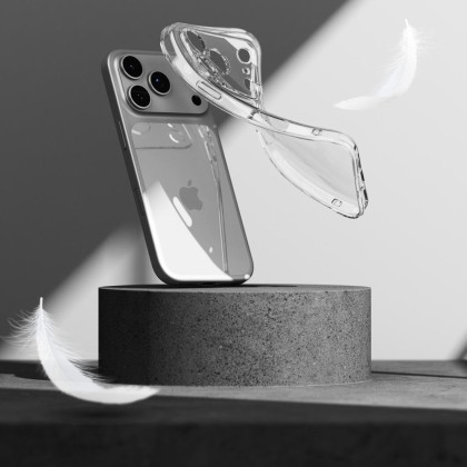 Тънък силиконов кейс за iPhone 17 Pro Max от Ringke Air - Прозрачен 