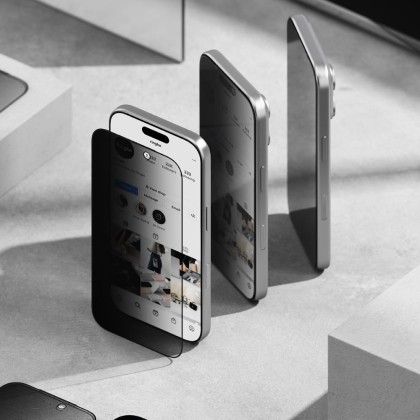 SZKŁO PRYWATYZUJĄCE RINGKE EASY SLIDE 2-PACK IPHONE 17 PRO MAX PRIVACY