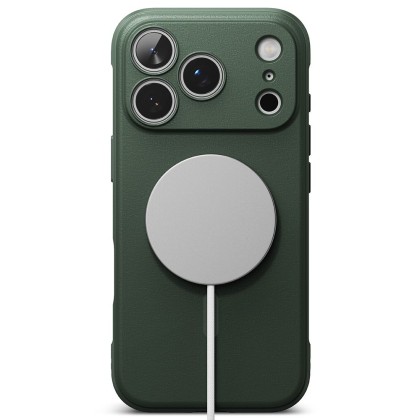 Удароустойчив кейс с MagSafe за iPhone 17 Pro от Ringke Onyx Magnetic - Dark Green