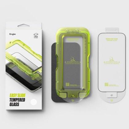 SZKŁO HARTOWANE RINGKE EASY SLIDE 2-PACK IPHONE 17 PRO BLACK