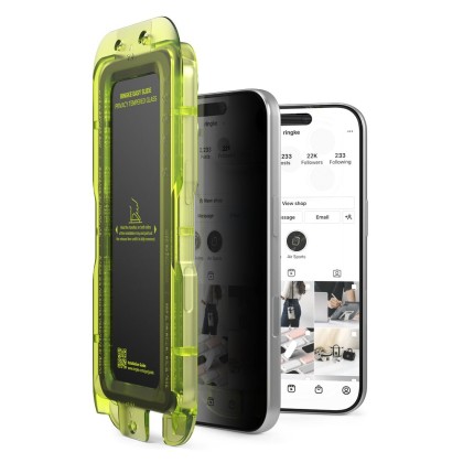 SZKŁO PRYWATYZUJĄCE RINGKE EASY SLIDE 2-PACK IPHONE 17 PRO PRIVACY
