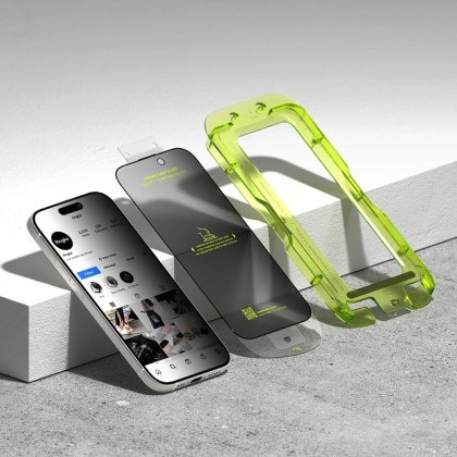 SZKŁO PRYWATYZUJĄCE RINGKE EASY SLIDE 2-PACK IPHONE 17 PRIVACY