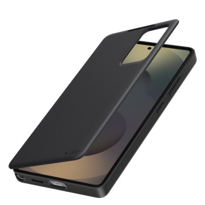 Кожен, активен тефтер за Samsung Galaxy S25 FE от Tech Protect Smart Wallet - Matte Black