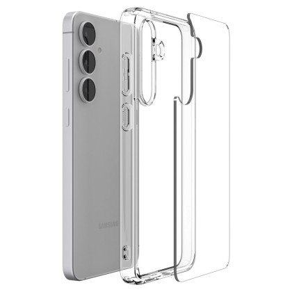 Удароустойчив кейс за Samsung Galaxy S25 FE от Spigen Ultra Hybrid - Crystal Clear