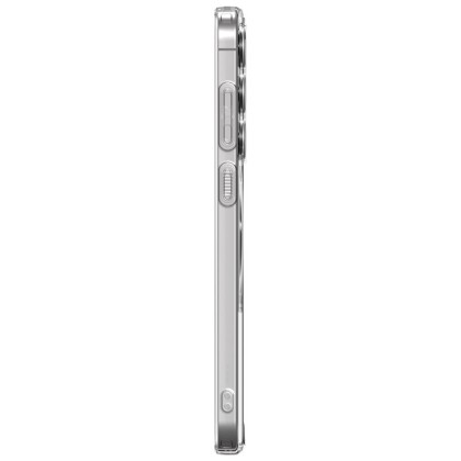Удароустойчив кейс с MagSafe пръстен за Samsung Galaxy S25 FE от Spigen Ultra Hybrid Mag - Clear / White