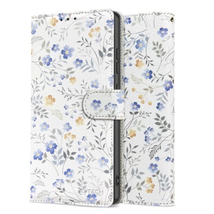 Кожен тефтер за Samsung Galaxy A26 5G / A17 4G / 5G от Tech-Protect Wallet - Spring Flowers