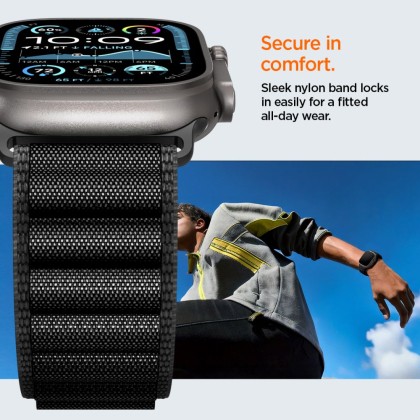 SPIGEN WBF1 BAND APPLE WATCH 8 / 9 / 10 / 11 / SE / ULTRA (44 / 45 / 46 / 49 MM) BLACK