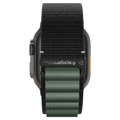 SPIGEN WBF1 BAND APPLE WATCH 8 / 9 / 10 / 11 / SE / ULTRA (44 / 45 / 46 / 49 MM) BLACK/GREEN