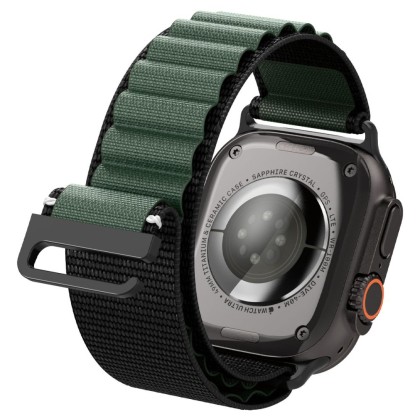 SPIGEN WBF1 BAND APPLE WATCH 8 / 9 / 10 / 11 / SE / ULTRA (44 / 45 / 46 / 49 MM) BLACK/GREEN
