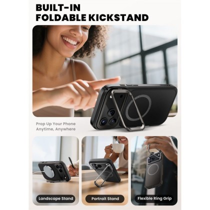 SUPCASE IBLSN ARES FLIP MAG MAGSAFE IPHONE 17 PRO BLACK