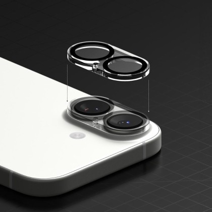 2x протектор за камери за  iPhone 17 от Ringke Camera Full Cover - Black