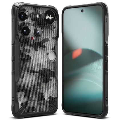 Удароустойчив кейс за Nothing Phone 3 от Ringke Fusion X - Camo Black