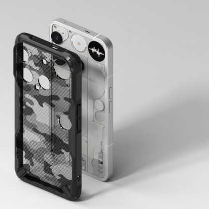 Удароустойчив кейс за Nothing Phone 3 от Ringke Fusion X - Camo Black