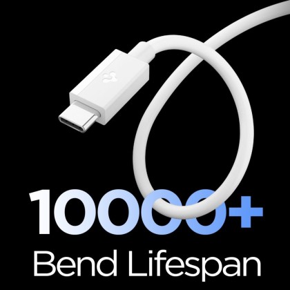 SPIGEN EB6010AC ESSENTIAL TYPE-C CABLE 60W 100CM WHITE