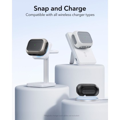 360 градусов калъф за слушалки с MagSafe за Apple AirPods Pro 3 от ESR Orbit Halolock - Black