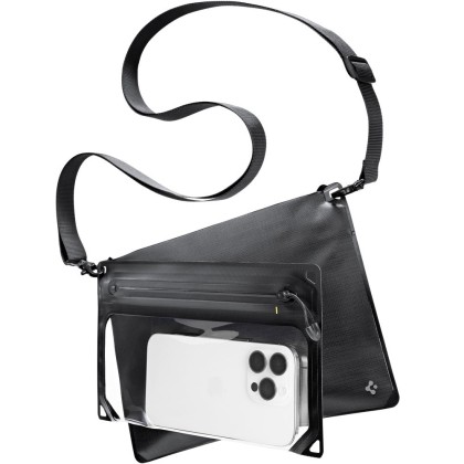 SPIGEN A640 UNIVERSAL WATERPROOF CASE CROSSBAG BLACK