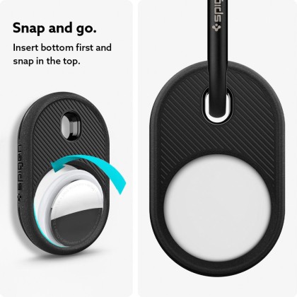 SPIGEN VAULT APPLE AIRTAG MATTE BLACK