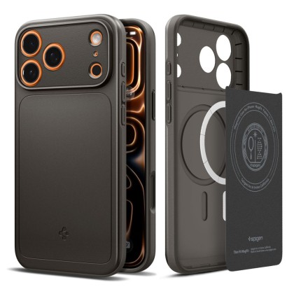Тънък кейс с MagSafe за iPhone 17 Pro Max от Spigen Thin Fit Mag - Gunmetal