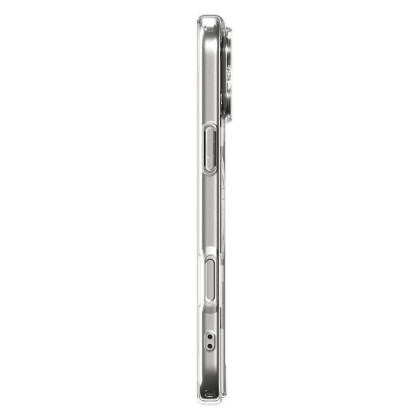Удароустойчив кейс с MagSafe пръстен за iPhone 17 Pro Max от Spigen Ultra Hybrid Mag - Clear / Gold