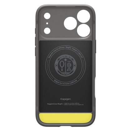 Удароустойчив кейс за iPhone 17 Pro от Spigen Rugged Armor - Grey