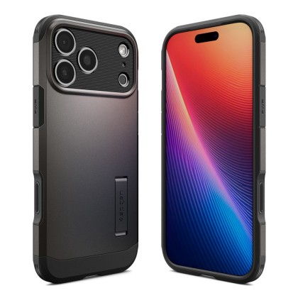  Удароустойчив кейс с MagSafe за iPhone 17  Pro от Spigen Tough Armor T Mag - Gunmetal