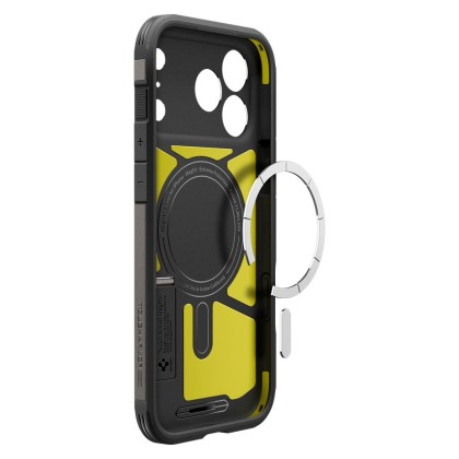  Удароустойчив кейс с MagSafe за iPhone 17  Pro от Spigen Tough Armor T Mag - Gunmetal