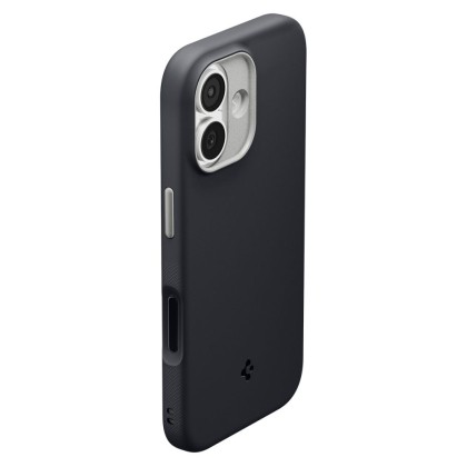Удароустойчив кейс с MagSafe за iPhone 17 от Spigen Nano Pop - Black Sesame