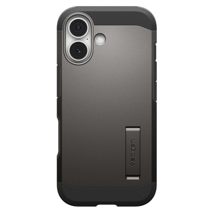  Удароустойчив кейс с MagSafe за iPhone 17 от Spigen Tough Armor T Mag - Gunmetal