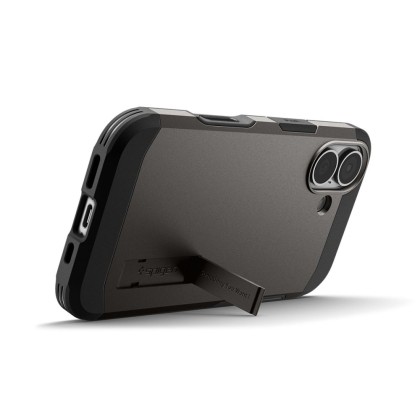  Удароустойчив кейс с MagSafe за iPhone 17 от Spigen Tough Armor T Mag - Gunmetal