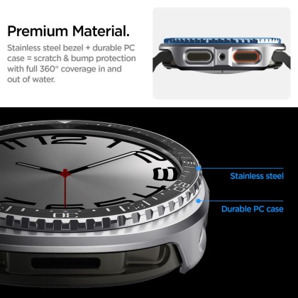 SPIGEN BEZEL TUNE PRO DIVER SAMSUNG GALAXY WATCH 8 (44 MM) BLACK