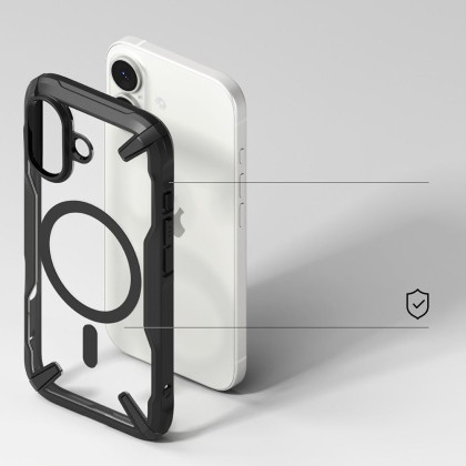 RINGKE FUSION X MAGNETIC MAGSAFE IPHONE 17 BLACK