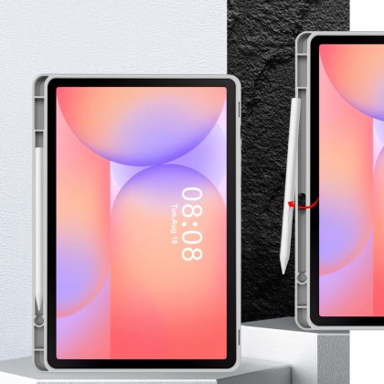 Силиконов калъф за Samsung Galaxy Tab S9 (11.0") / S9 FE / S10 FE / S10 Lite 10.9" от Tech-Protect SC PEN - Grey