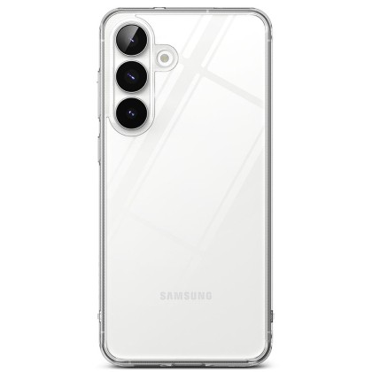 Удароустойчив твърд кейс за Samsung Galaxy S25 FE от Ringke Fusion - Clear