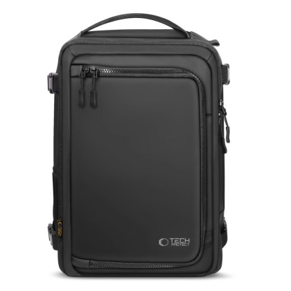 TECH-PROTECT DEFENDER S50 RYANAIR & WIZZAIR TRAVEL LAPTOP CABIN BACKPACK 20L 40x20x25 BLACK