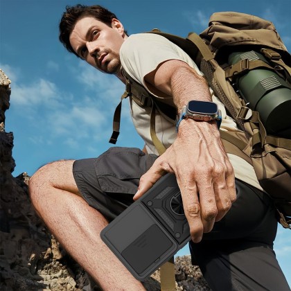 Удароустойчив калъф за Xiaomi Redmi 15 4G / 5G от Tech-Protect CamShield Pro - Black