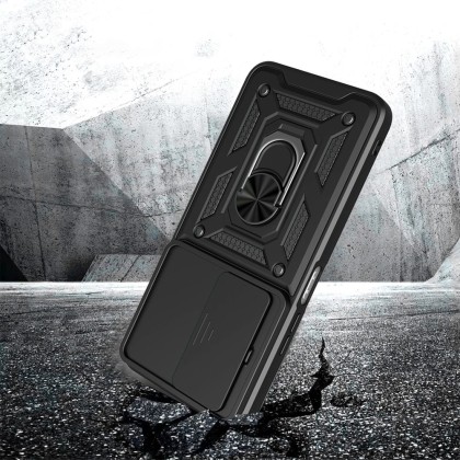 Удароустойчив калъф за Xiaomi Redmi 15 4G / 5G от Tech-Protect CamShield Pro - Black