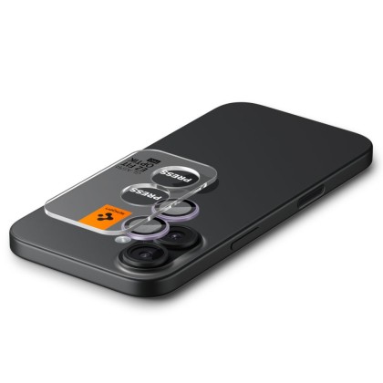 OSŁONA APARATU SPIGEN OPTIK PRO GLAS.TR ”EZ FIT” CAMERA PROTECTOR 2-PACK IPHONE 16 / 16 PLUS / 17 PURPLE