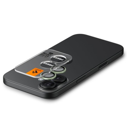 OSŁONA APARATU SPIGEN OPTIK PRO GLAS.TR ”EZ FIT” CAMERA PROTECTOR 2-PACK IPHONE 16 / 16 PLUS / 17 GREEN