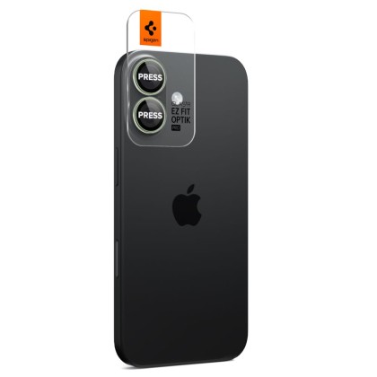 OSŁONA APARATU SPIGEN OPTIK PRO GLAS.TR ”EZ FIT” CAMERA PROTECTOR 2-PACK IPHONE 16 / 16 PLUS / 17 GREEN