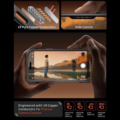 SUPCASE UB GRIP MAG MAGSAFE IPHONE 17 PRO MAX CLEAR/CORAL
