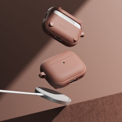 Силиконов калъф с MagSafe за слушалки Apple AirPods Pro 3 от Ringke Onyx Magnetic - Constant Coral