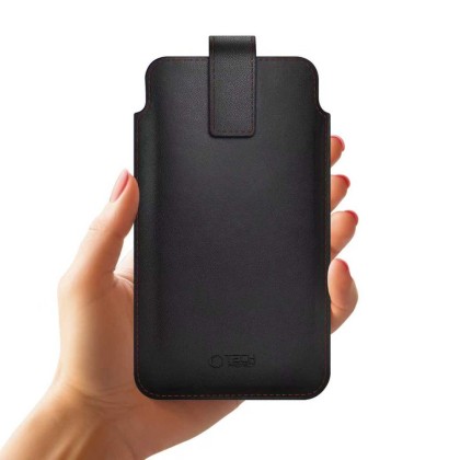 Универсален калъф за телефон за 6.0 / 6.9 инча от Tech Protect SM65 - Черен / Червен