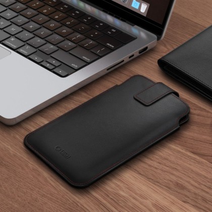 Универсален калъф за телефон за 6.0 / 6.9 инча от Tech Protect SM65 - Черен / Червен