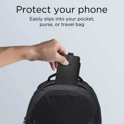 Универсален калъф за телефон за 6.0 / 6.9 инча от Tech Protect SM65 - Черен / Червен