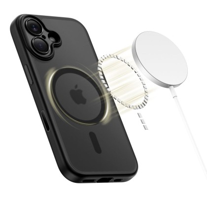 TECH-PROTECT MAGPEAK MAGSAFE CC IPHONE 17 MATTE BLACK