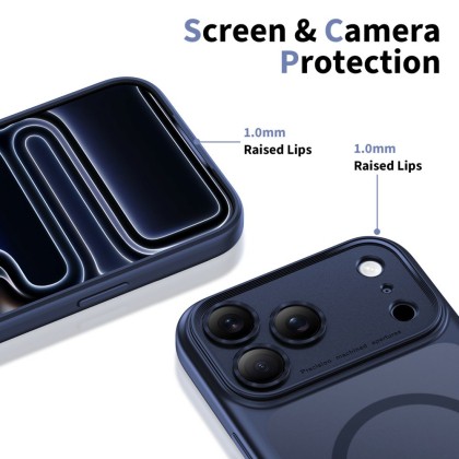 TECH-PROTECT MAGPEAK MAGSAFE CC IPHONE 17 PRO MATTE DEEP BLUE