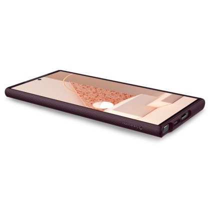 Удароустойчив кейс за Samsung Galaxy S23 Ultra от Caseology Parallax - Burgundy