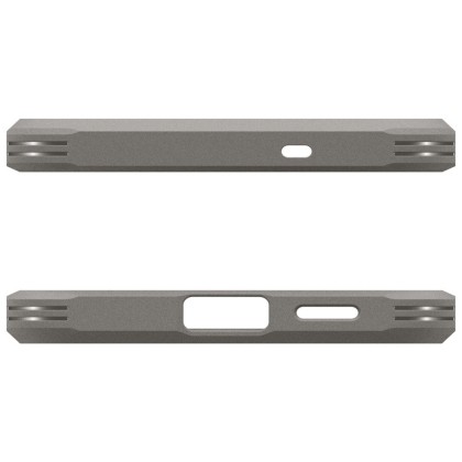 Удароустойчив, твърд кейс с MagSafe за Samsung Galaxy S25 Fe от Spigen Tough Armor Mag - Gunmetal