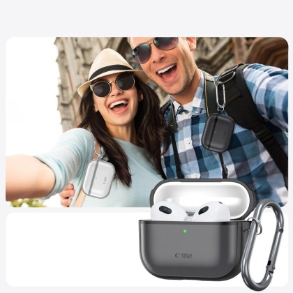 Калъф за слушалки Apple AirPods Pro 3 от Tech-Protect Magmat - Matte Black
