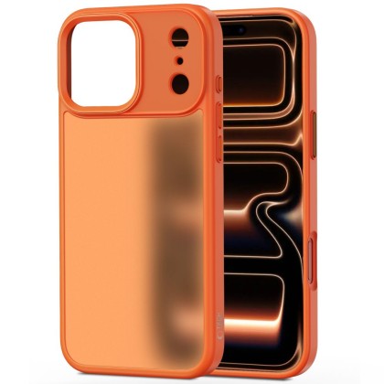 Твърд кейс за iPhone 17 Pro от Tech-Protect MagMat - Matte Cosmic Orange